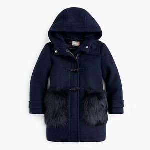 Girl J Crew Toggle Coat